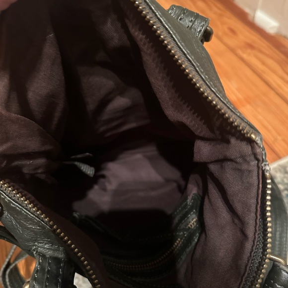 Zadig Voltaire gorgeous dark bottle green leather purse. - Picture 7 of 14